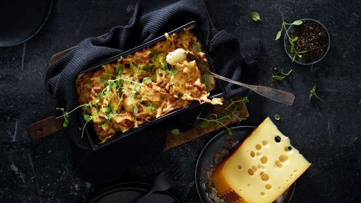 Jordskokkgrateng med gratinert Jarlsberg® og urter