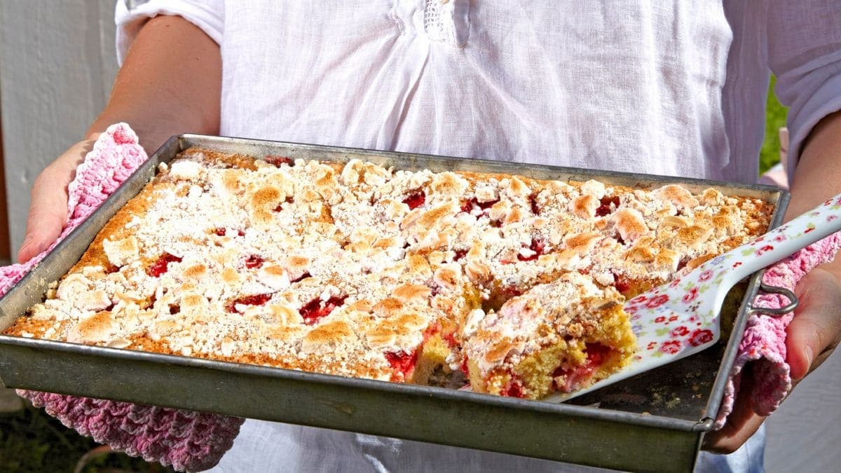 Marengskake i langpanne