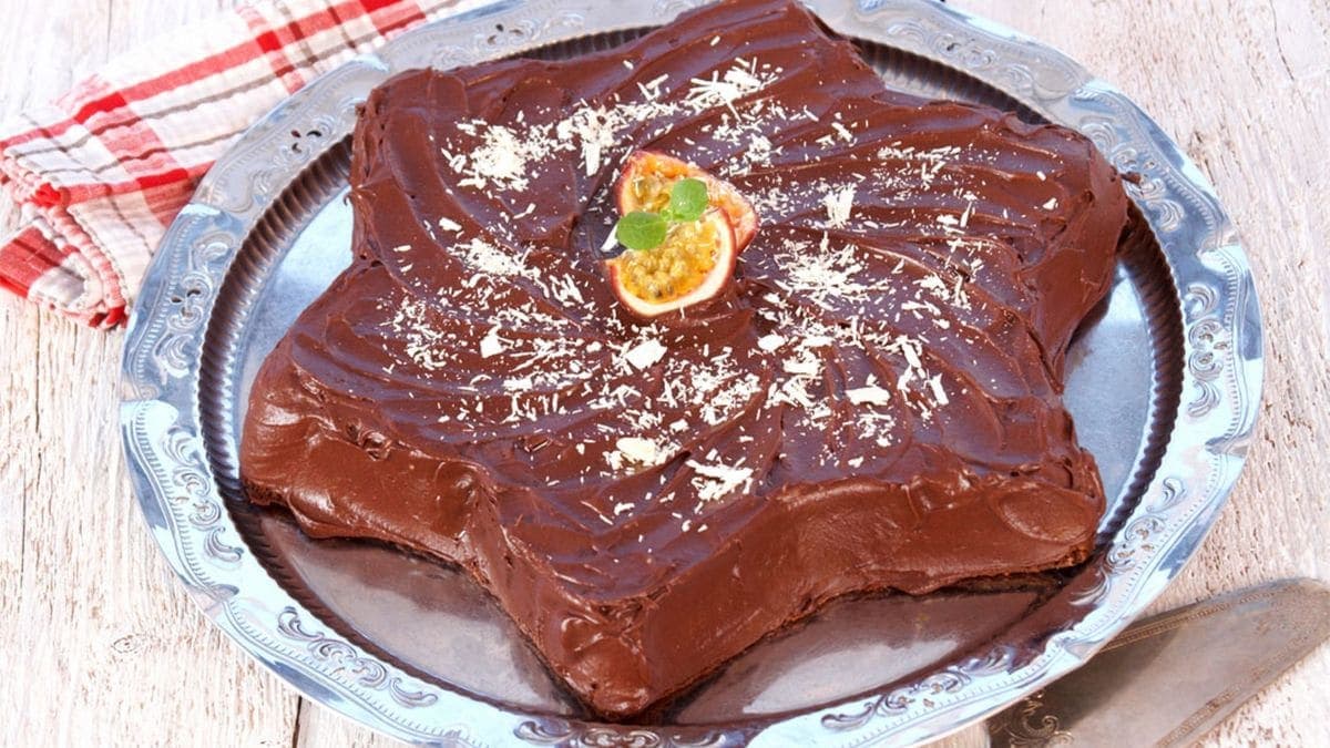 Sjokoladekake med gløgglasur