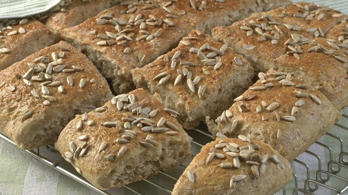 Lette brytebrød med kesam