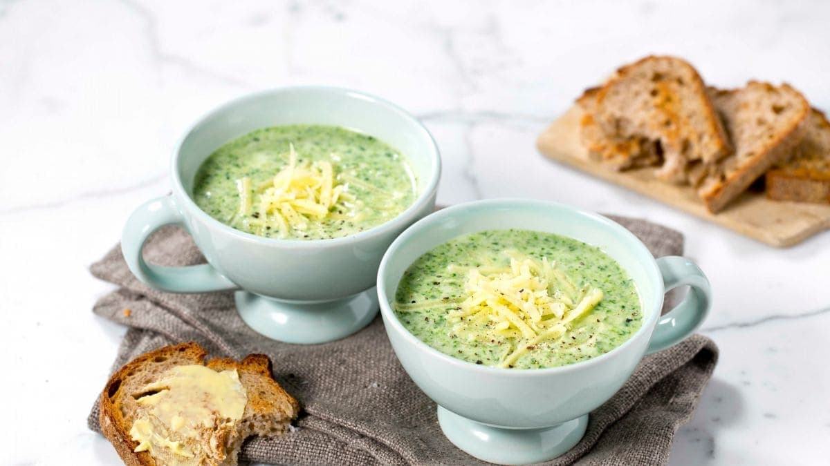 Hjemmelaget spinatsuppe