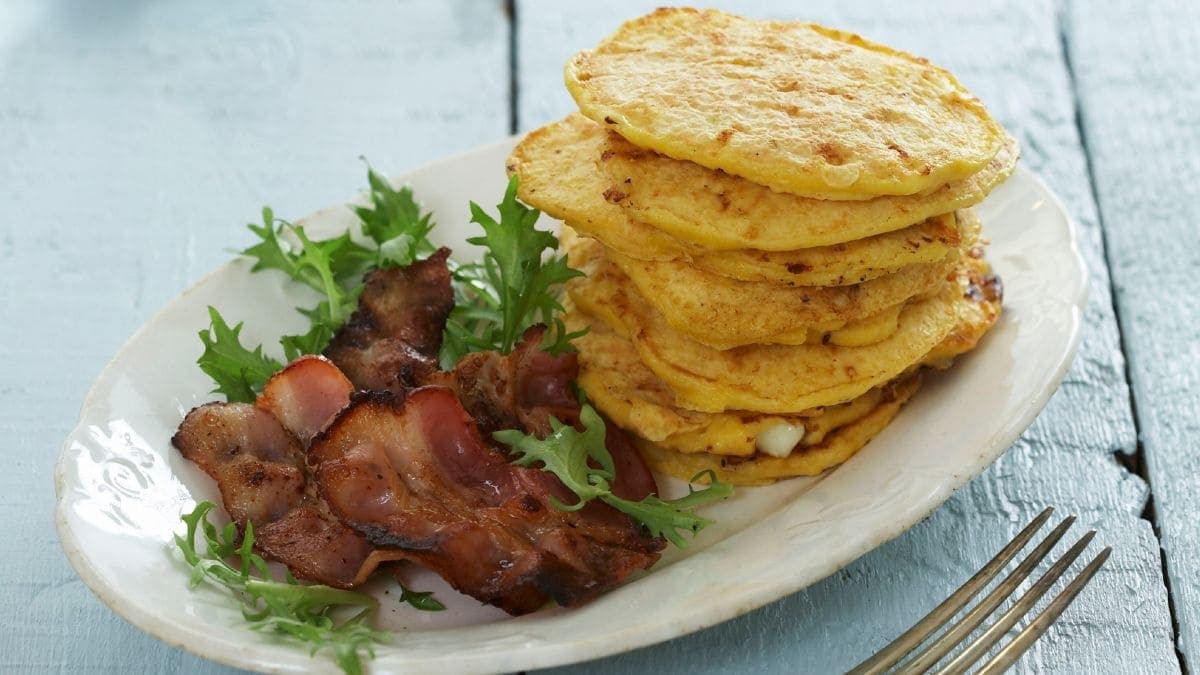 Cottage cheese- og maispletter