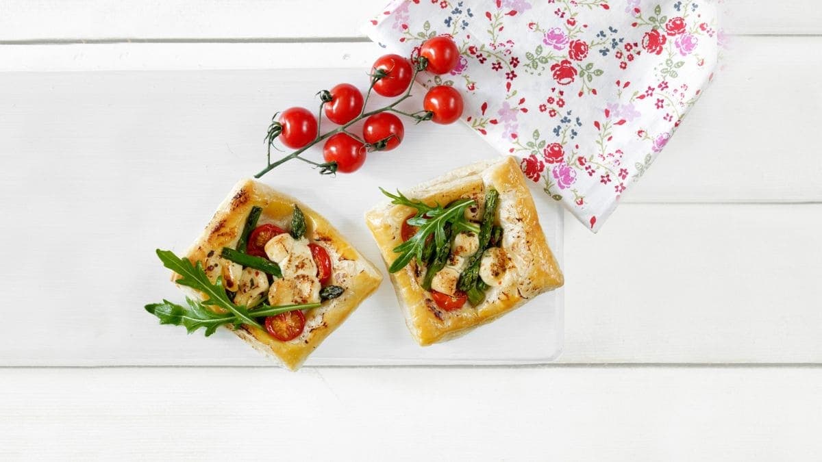 Butterdeigsterte med fetaost