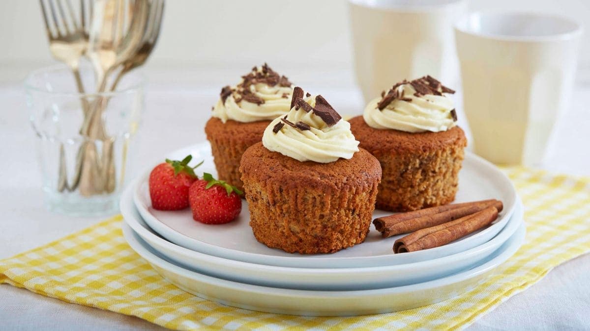 Bananmuffins med sjokoladebiter