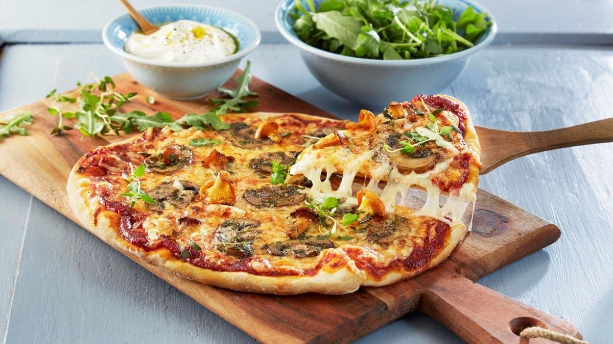 Next ImagePizza med sopp
