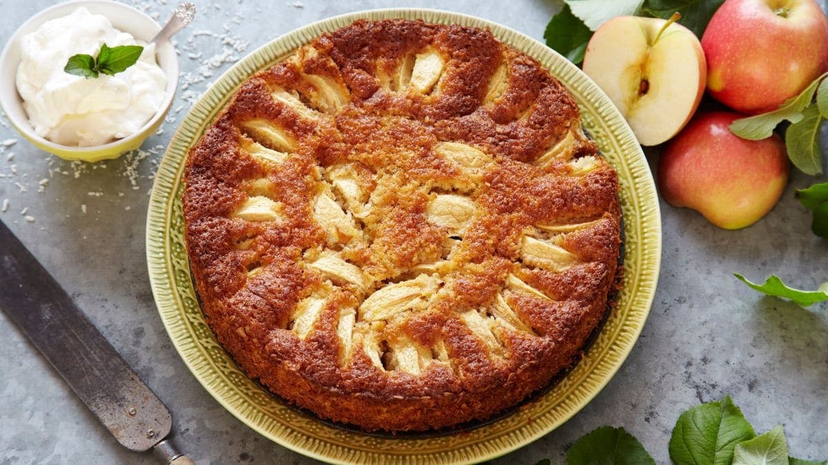 Next ImageEplekake med kokos