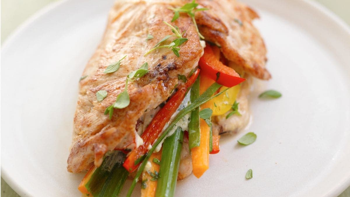 Kylling med grønnsaker og Snøfrisk