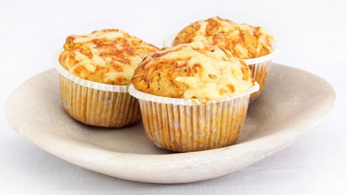 Muffins med vellagret Sveitser