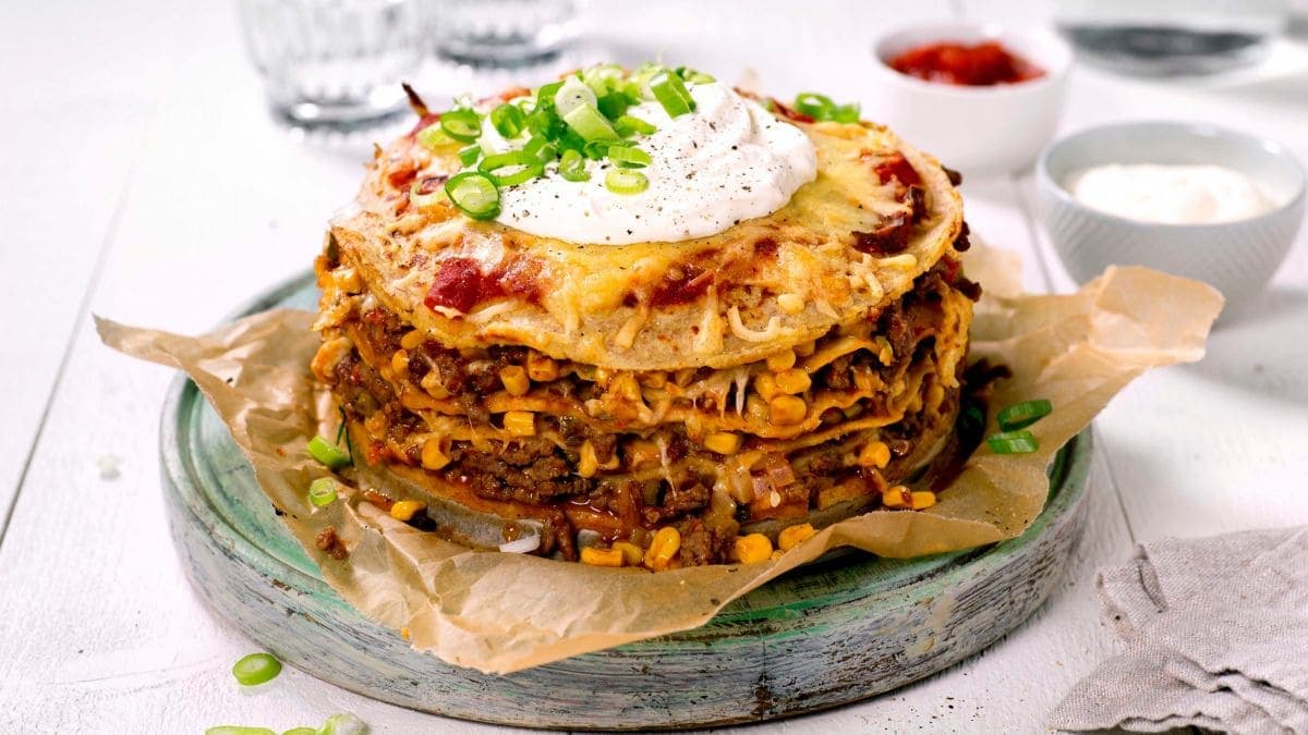 Gratinerte tacopannekaker