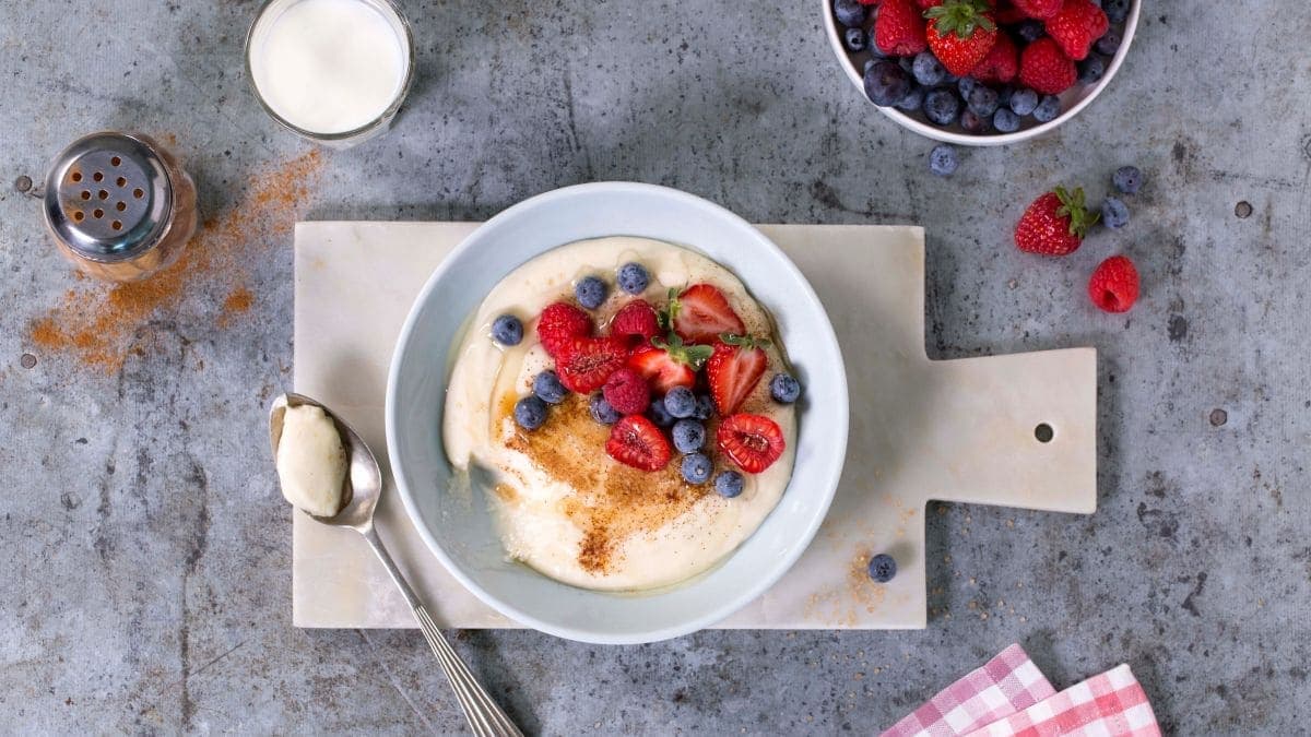 Fløyelsgrøt på spelt