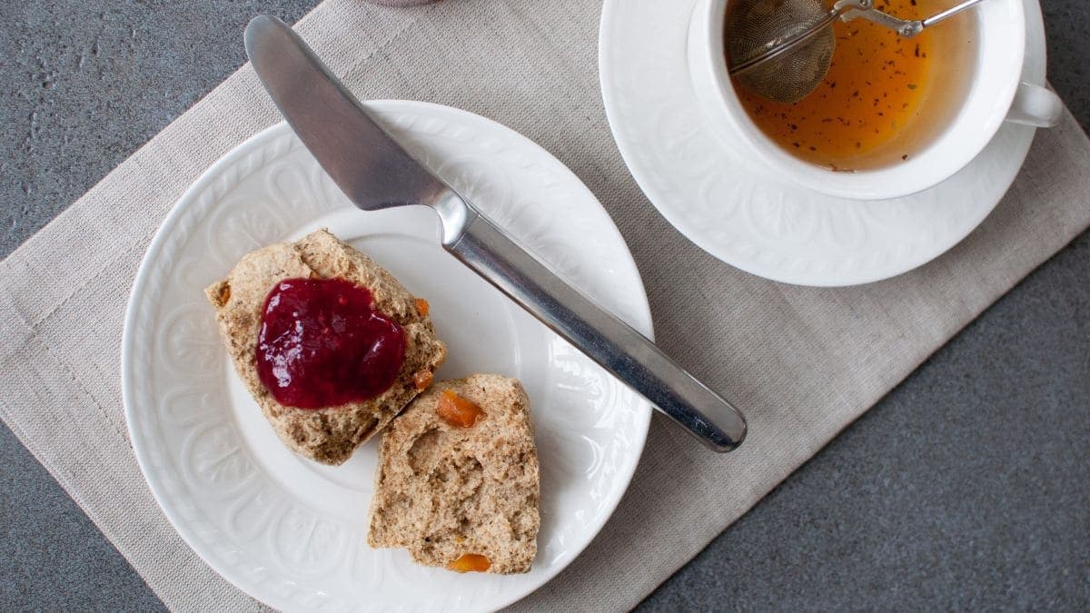 Scones med Kefir og aprikos