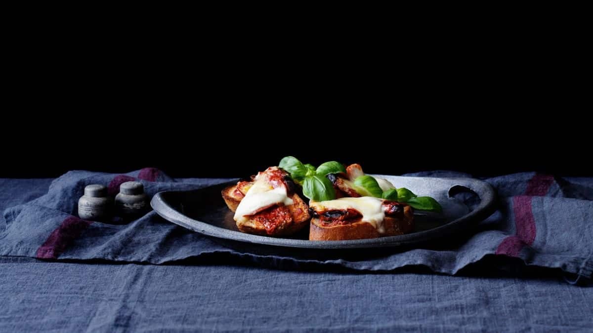 En crispy smak av Napoli ostesmørbrød