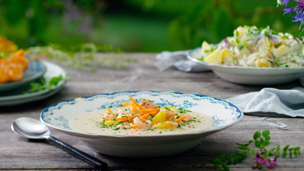 Hjemmelaget fiskesuppe
