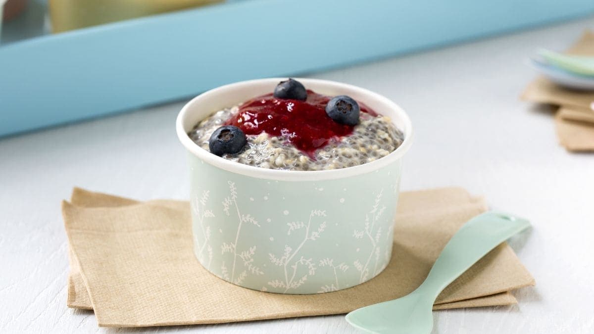 Chiagrøt med havregryn