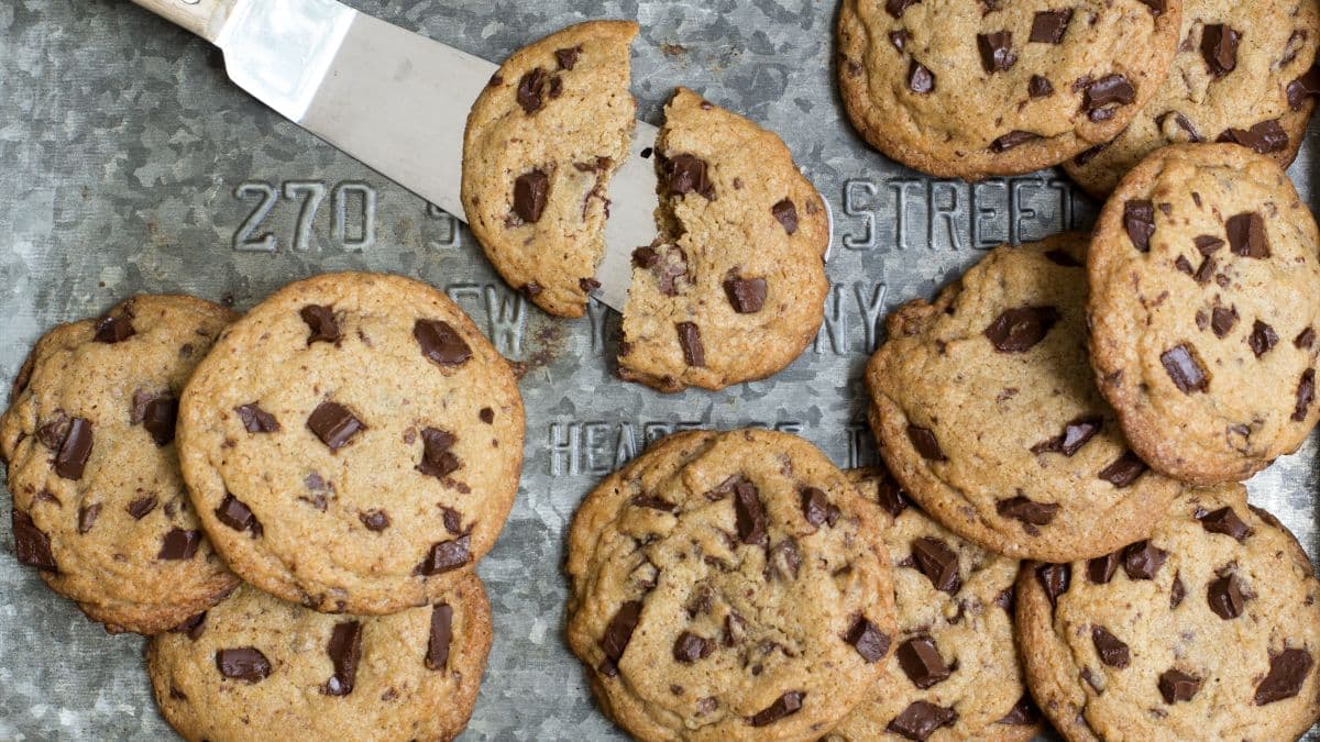 Cookies med sjokoladebiter