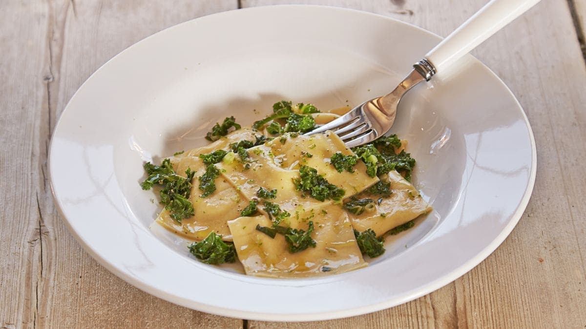 Next ImageHjemmelaget pasta ravioli