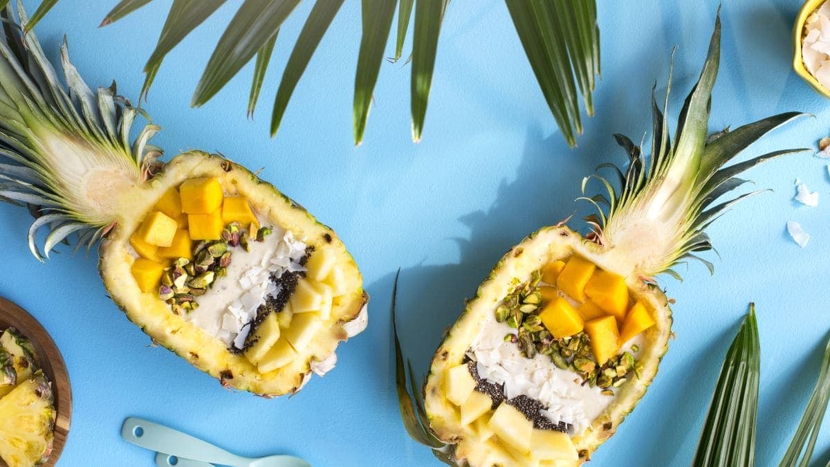 Smoothie bowl med ananas