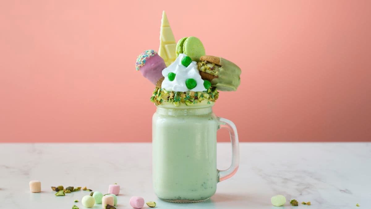 Pistasjmilkshake