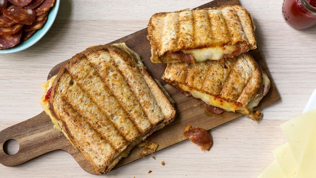 Spicy-toast med Norvegia® «Digg på 1-2-3»