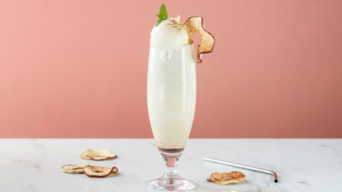 Eplekakemilkshake