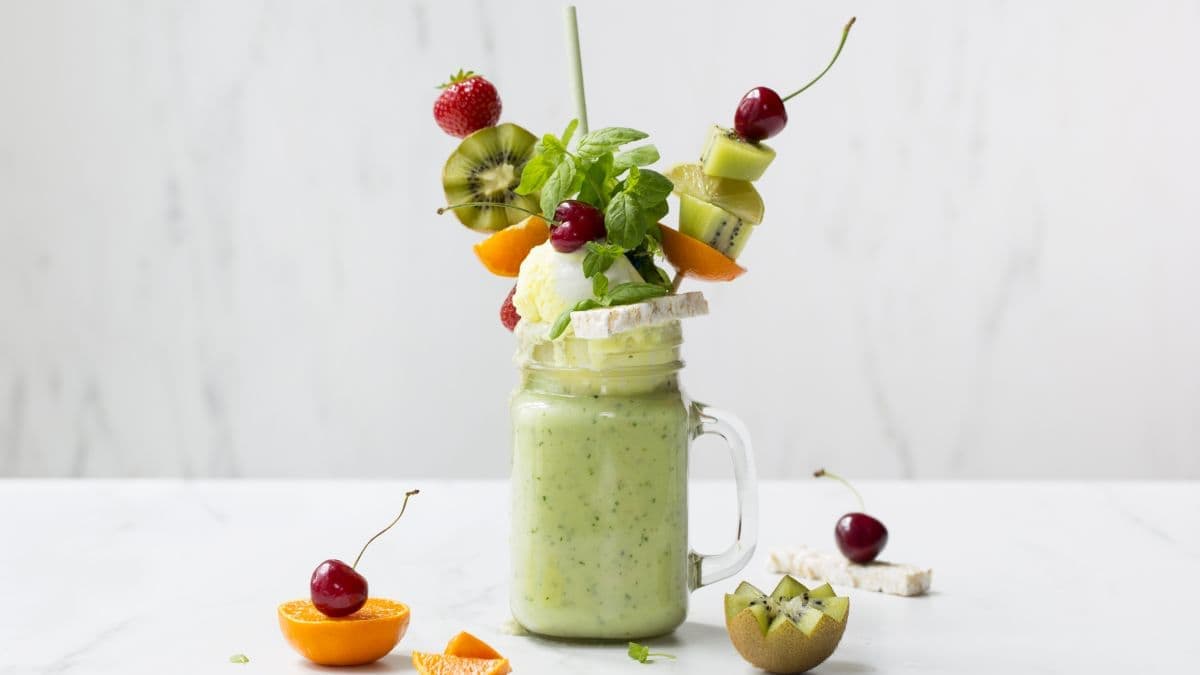 Freakshake med mynte og avokado