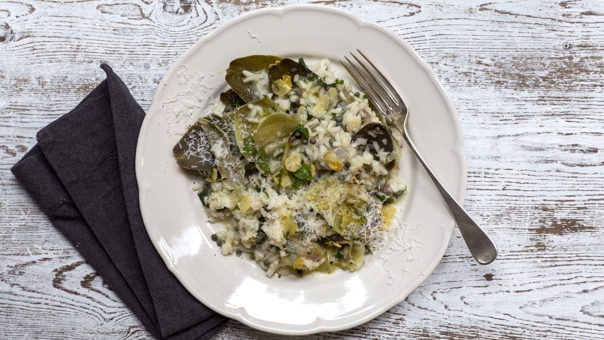 Risotto med artisjokk
