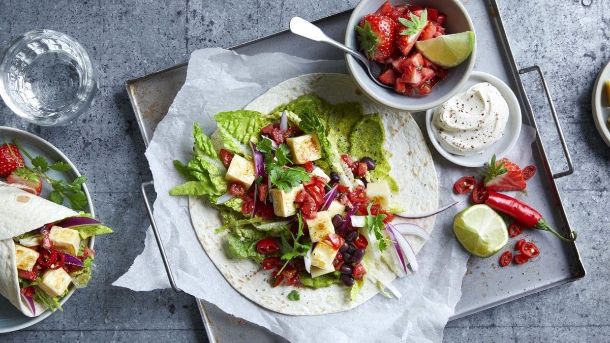 Next ImageWrap med TINE® Grill & Stek, jordbær og chili