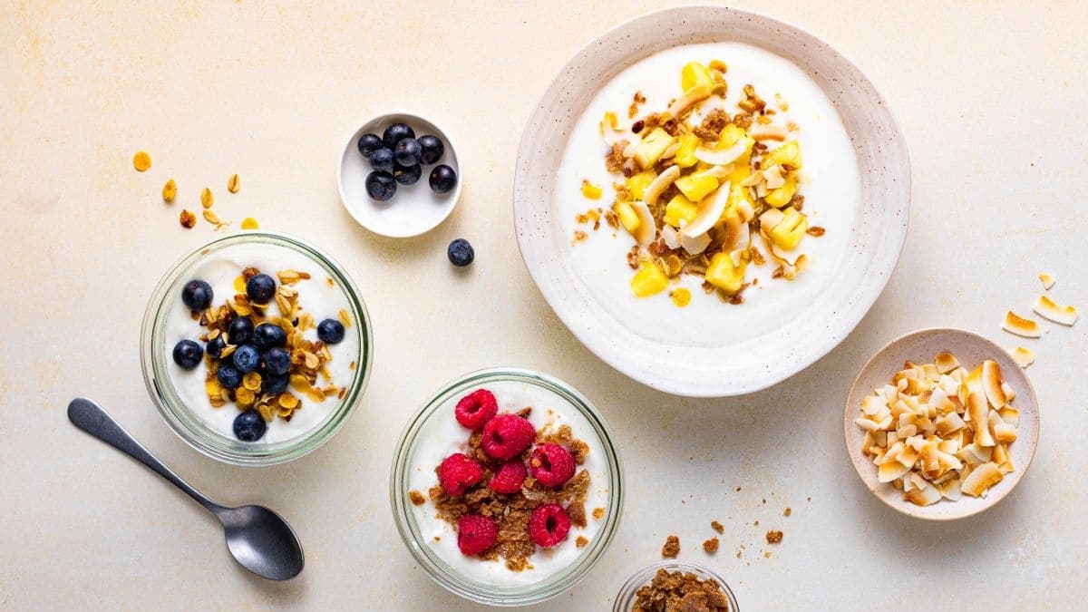 Yoghurt med topping