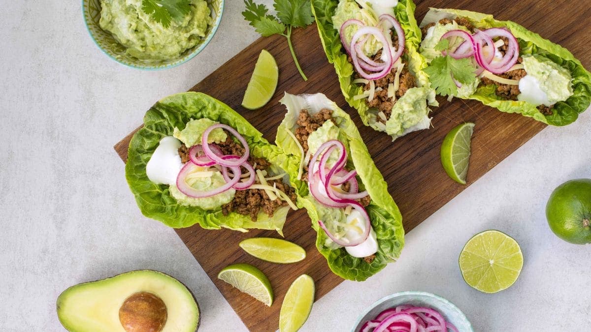 Grønnere taco med kremet guacamole