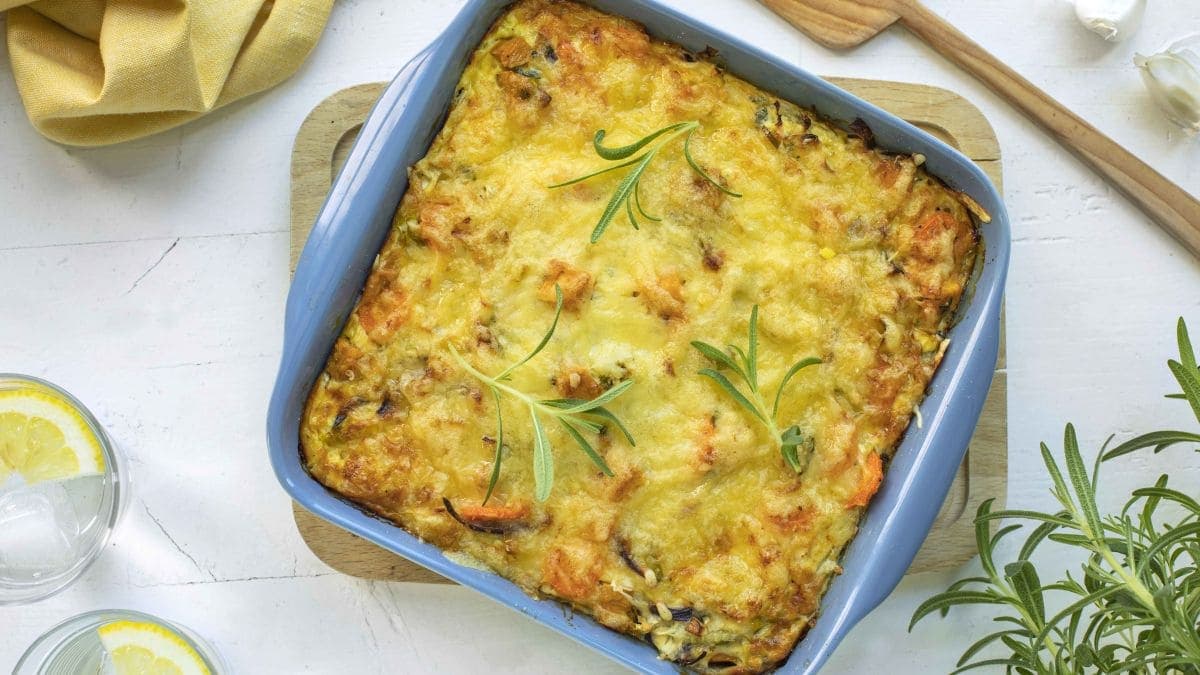 Grønnsaksgrateng med Jarlsberg®