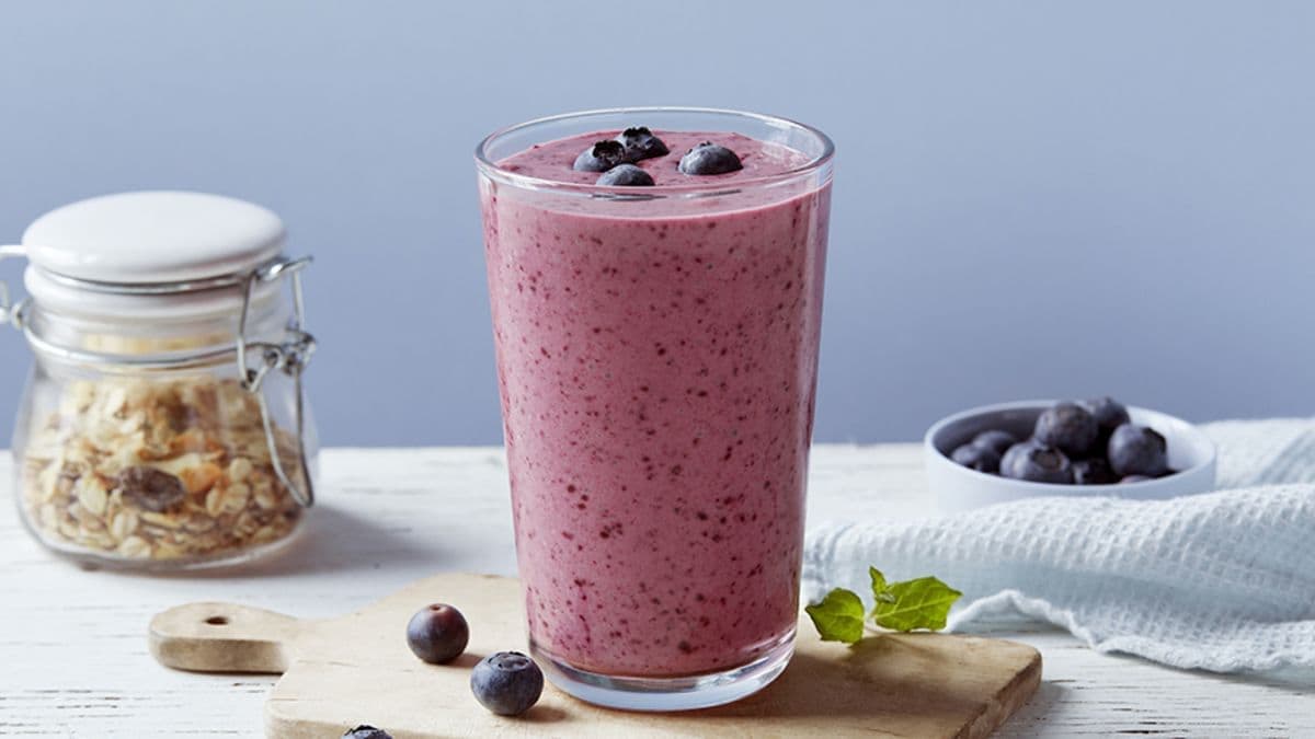Blåbærsmoothie