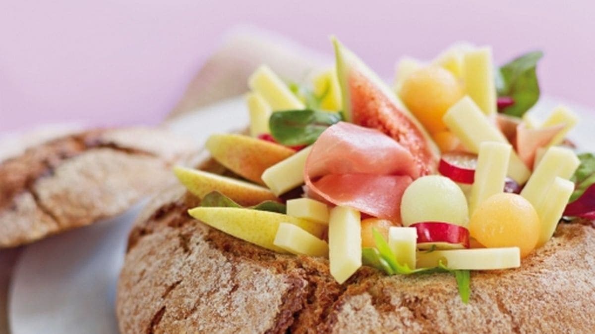 Brød med snadderfyll