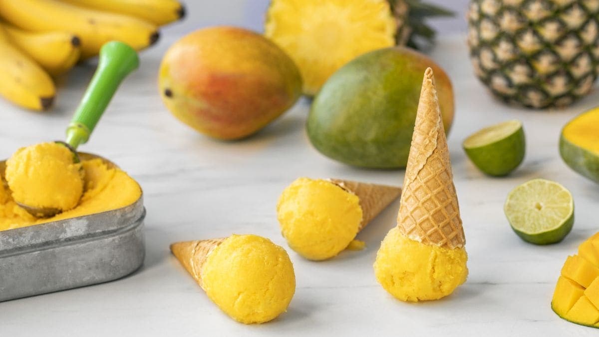 Biola® iskrem med tropiske smaker