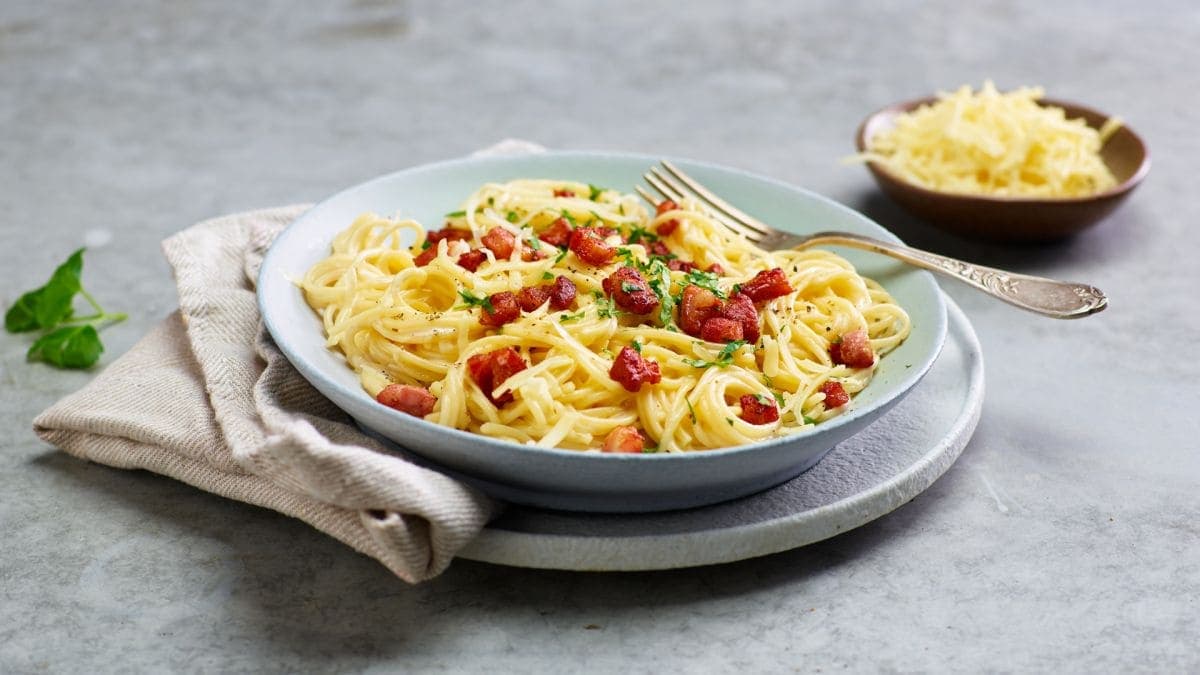 Pasta Carbonara på 15 minutter
