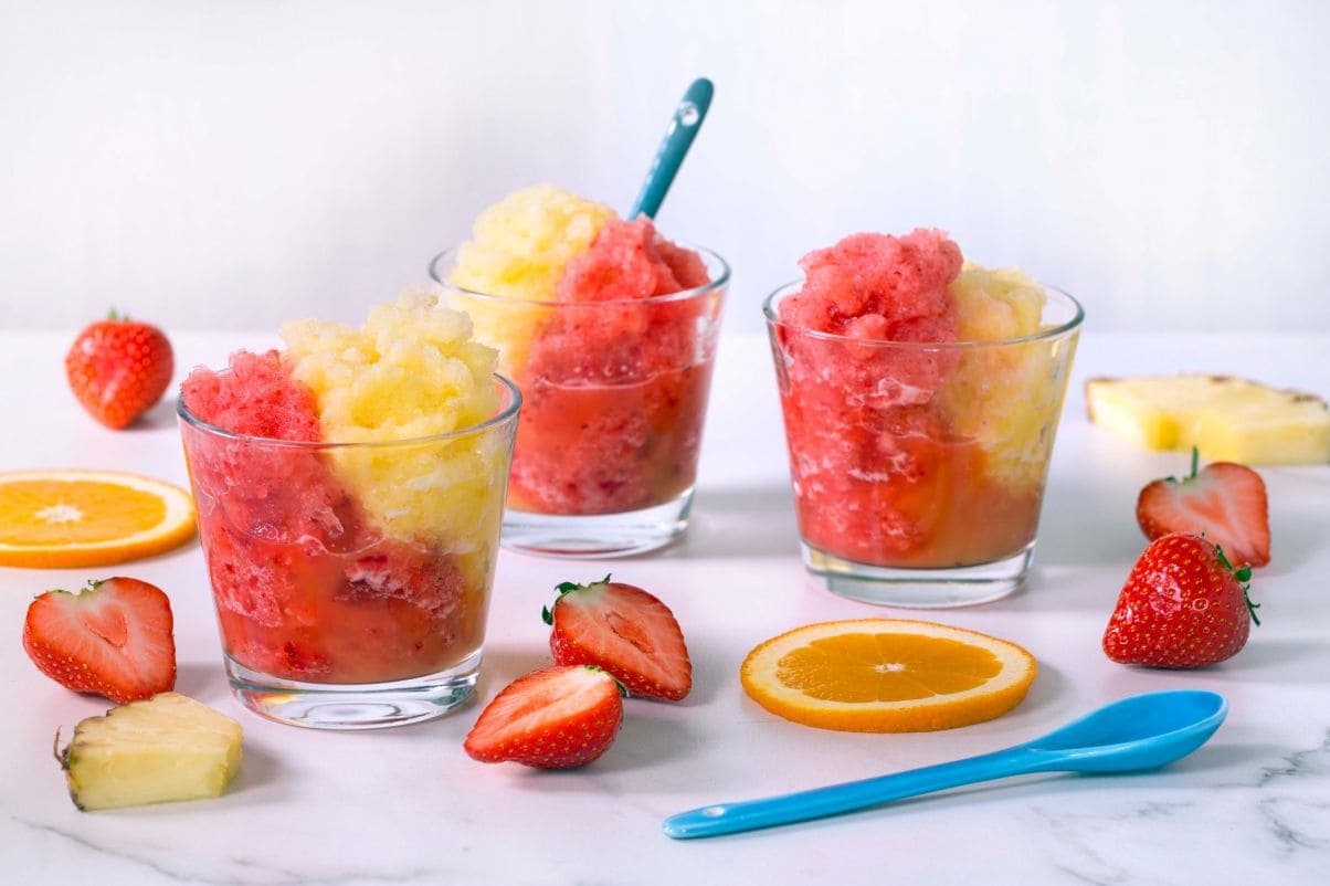 Slush med to farger