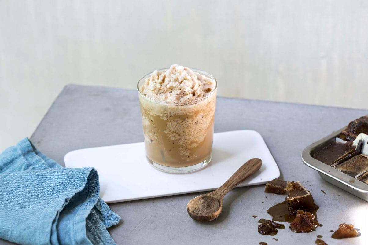 Frappuccino med kaffeisbiter