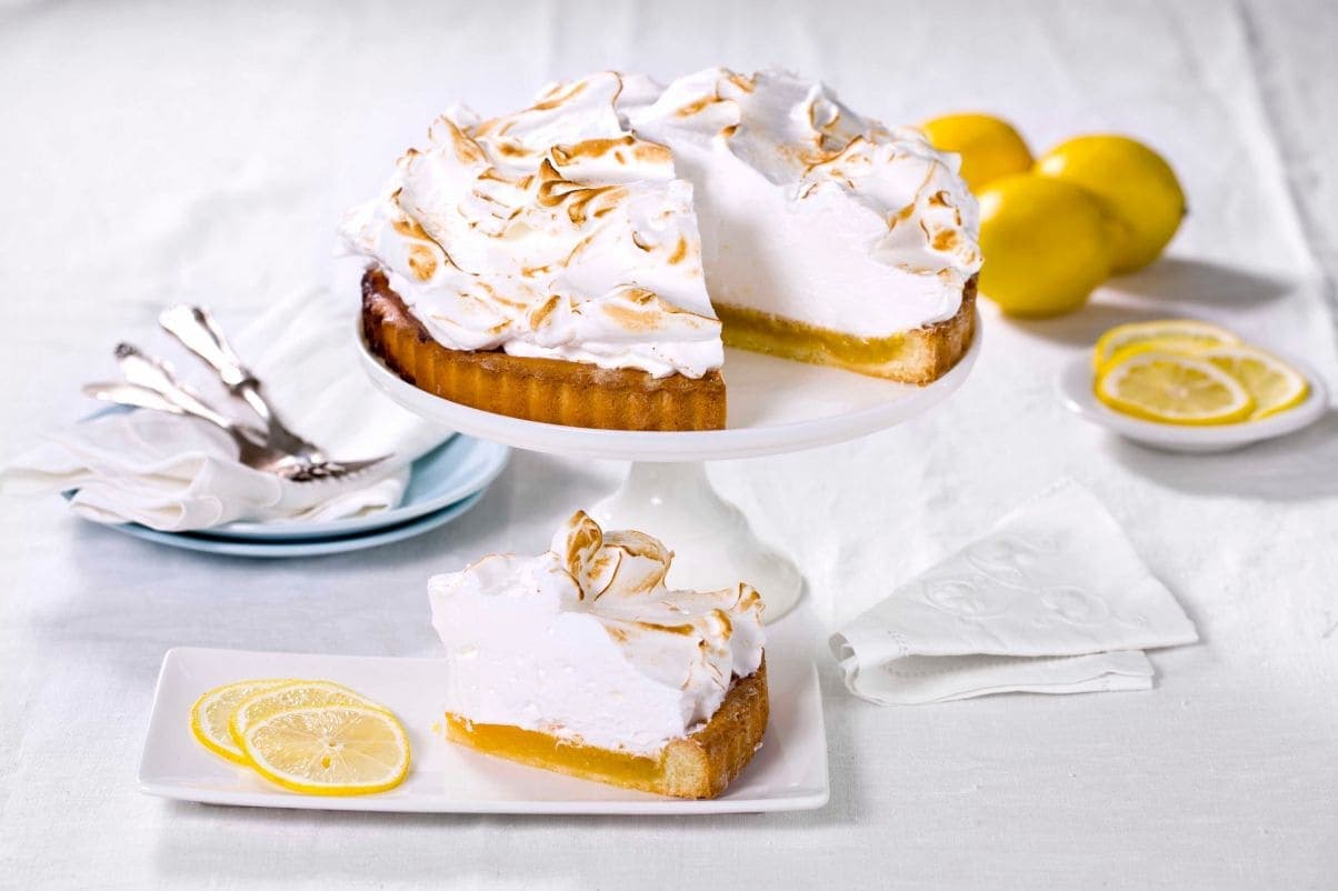 Sitronpai med marengs