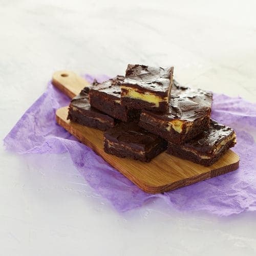Brownies med ostekrem