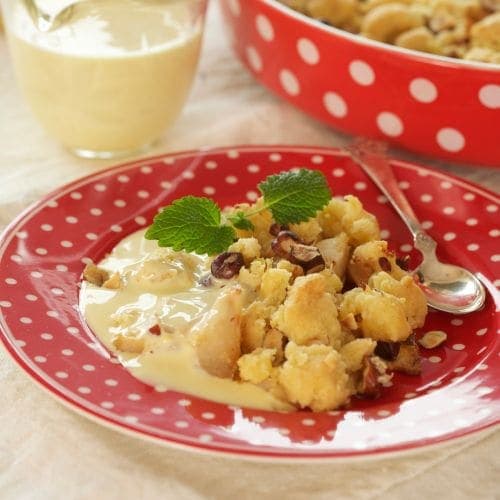 Smuldrepai med nøtter