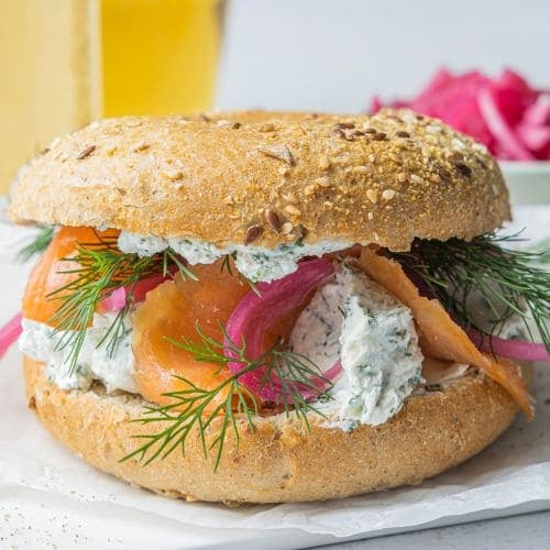 Bagel med laks og Snøfrisk®