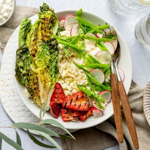 Sommersalat med cottage cheese