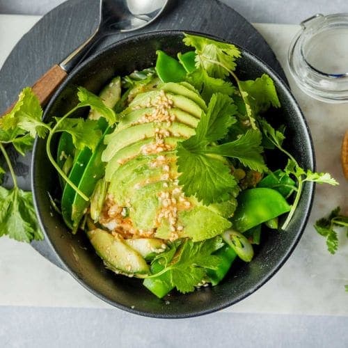 Asiatisk bowl med cottage cheese og YT® Proteinyoghurt