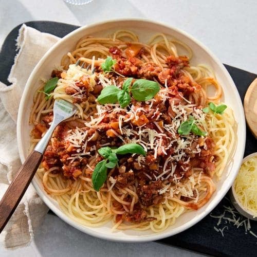 Kjøttdeig og spaghetti