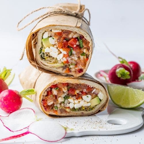Wrap med cottage cheese