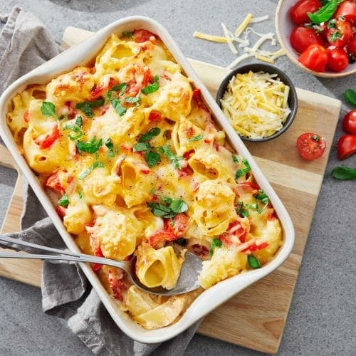 Vegetarisk pastagrateng