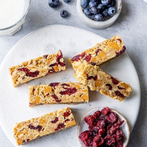 Müslibar med brunost