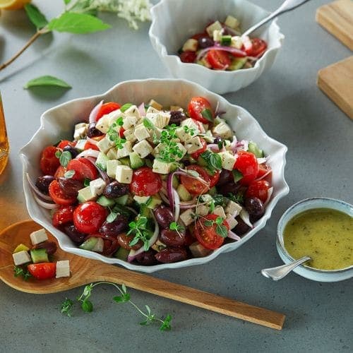 Gresk salat med salatost