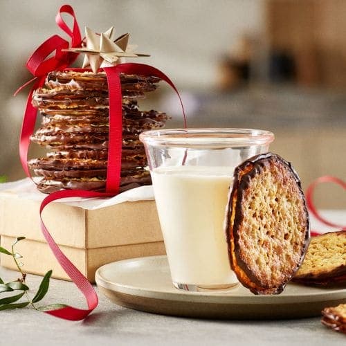 Havreflarn med sjokolade