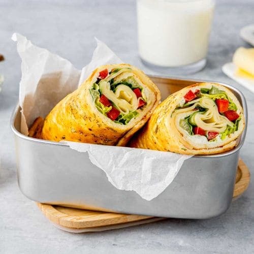 Cottage cheese wrap