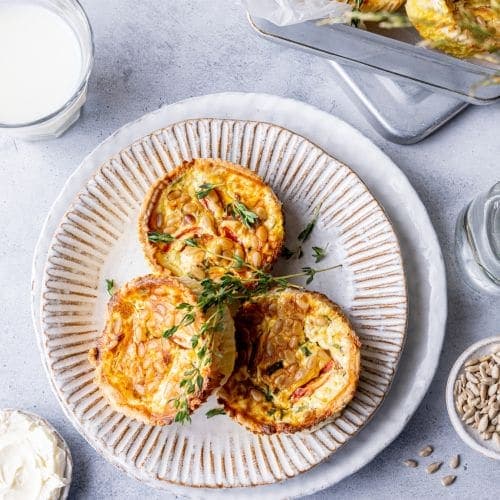 Minipaier med kremost